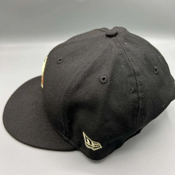 Golden State Warriors GSW Hat Men Black 9Fifty New Era NBA Snap Back Cap